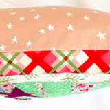 Mint/Pink Tree Pillow