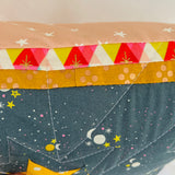 Gray/Aqua Tree Pillow